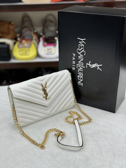 Quilted Shoulder Bag (Big) (DarkSilver)